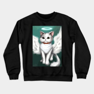 Angel Cat Crewneck Sweatshirt